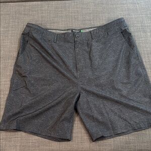 Dockers Gray Flat Front Shorts Casual Style